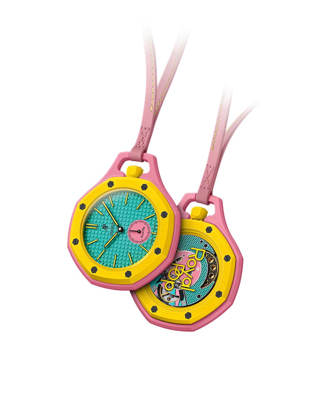 Reloj (Amarillo Rosa) Swatch x AP Royal POP