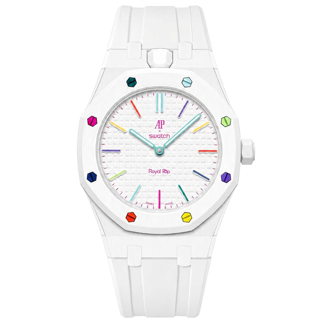 Correa (Blanco Multicolor) Swatch x AP Royal POP